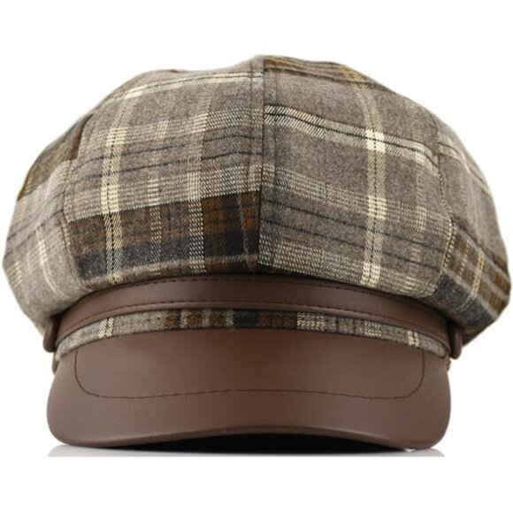 Womens Newsboy Cap - Picture 5 of 8